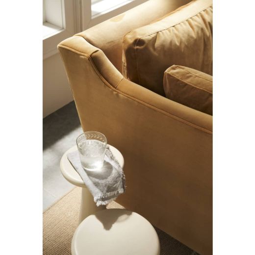 Picture of 90” Quick Ship Madeline Sofa - Antiqued Amber Velvet